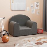  Dječja fotelja antracit od mekanog pliša | shoptok.hr