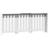 vidaXL Pokrov za radijator bijeli 205x21,5x83,5 cm konstruirano drvo | shoptok.hr