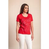 Fenzy Majica S Printom, Crvena | shoptok.hr