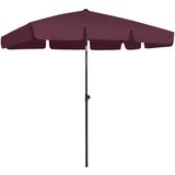 vidaXL Suncobran za plažu bordo 200 x 125 cm | shoptok.hr