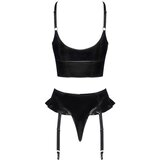 Black Level - krojni set s križnim naramenicama - crna - L | shoptok.hr