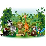  Samoljepljiva foto tapeta - Jungle Animals 343x245 | shoptok.hr