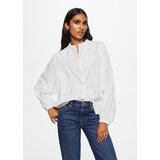 Mango Bluza 'aura' pegasto bela | Shoptok.si