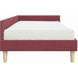  Kotni okvir postelje z matrico z vzmetnico 2 pcs Siva blago, (5000121473) | Shoptok.si
