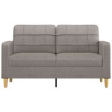 vidaXL Dvosed taupe 140 cm blago | Shoptok.si