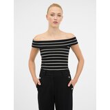 Orsay Black and white women's short-sleeved t-shirt - Women's Cijene