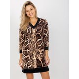 RUE PARIS Tunic-RP-TU-8189-4.09-black-beige | Shoptok.si