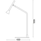 Ideal Lux - LED prigušiva stona lampa DIESIS LED/6,5W/230V CRI 90 zlatna | Eponuda.com