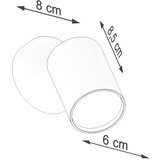  Stenska svetilka LEMMI 1 bela, (21347296) | Shoptok.si