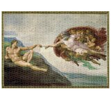 Puzzle 1000 KOM TUBA ART.11 MICHELANGELO "CREATION OF ADAM (SISTINE CHAPEL)" INTERDRUK | shoptok.hr