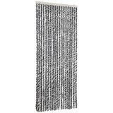 Furnova Zavesa proti mrčesu siva in črna in bela 56x200 cm šenilja, (21917598) | Shoptok.si