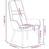  Stol za sproščanje vinsko rdeče blago, (20698829) | Shoptok.si