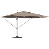  Suncobran Sivo-smeđa 351 x 250 x 253 cm Poliester i aluminij | Eponuda.ba