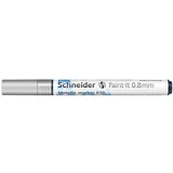 Schneider Flomaster Paint-It metalik marker 010, 0,8 mm, srebrni