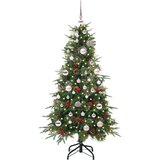 vidaXL Umetno Zložljivo Božično Drevo Zelena 150 cm PE in PVC | Shoptok.si