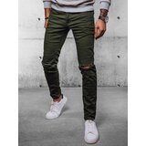 DStreet Spodnie jeansowe męskie zielone | Shoptok.si