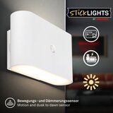 BRILONER 3878016 - led punjivo zidno svetlo sa senzorom chat LED/3W/5V 2000 mah bela | Eponuda.com