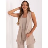 RUE PARIS Vest-IT-KZ-FL5069.84-beige | shoptok.hr