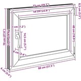 Podrumski prozor RISOR 80x70 cm Okretno-nagibni DIN desni antracit - Antracit 80 x 70 cm (dvoslojni) 1 Naginjanje i okretanje | shoptok.hr