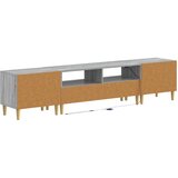  5-dijelni LED TV ormarić Siva Sonoma Konstruirano drvo | shoptok.hr