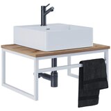 MID.YOU kombiniran umivalnik bitila 60, bela, barva hrasta | Shoptok.si