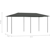  Sjenica 2,98 x 5,3 x 2,59 m antracit 160 g/m² | shoptok.hr