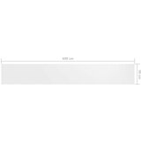 vidaXL Balkonsko platno belo 90x600 cm oksford blago, (20609442) | Shoptok.si