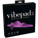Vibepad 2 - punjivi, radio, vibrator za podlogu za lizanje (ljubičasta) | shoptok.hr