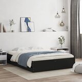 vidaXL Posteljni okvir s predali črn 150x200 cm inženirski les Cene