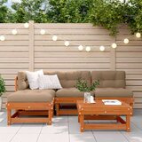  Set lounge namještaja za vrt 13 pcs Vosak smeđa i taupe - Vosak smeđa bor | shoptok.hr