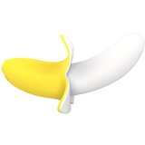 Lonelyi Lonely - vodoodporen vibrator z banano, ki ga je mogoče ponovno napolniti (rumeno-bel) | Shoptok.si