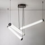 Zuma line 1238 - LED prigušiva luster na sajli COMO LED/64W/230V 2700-6500K crna + daljinski upravljač | Eponuda.com