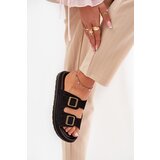 Boto Women's Sandals With Buckles On Cork Sole Black Sercele | Eponuda.ba