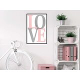  Poster - Grey-Pink Love 30x45 | shoptok.hr