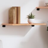 vidaXL Zidna polica svjetlosmeđa 60 x 40 x 2 cm od obrađene hrastovine | shoptok.hr