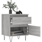  Noćni ormarići 2 kom boja hrasta 40x35x50 cm konstruirano drvo | shoptok.hr