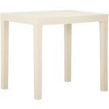 The Living Store Vrtna miza bela 79x65x72 cm plastika - Vrtna Miza, (21479764) | Shoptok.si