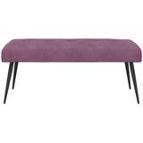 Klupa s gumbastim tkanjem Ljubičasta 110 x 40 x 46 cm Baršun | Eponuda.ba