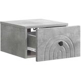  Stenski nočni omarici 2 pcs Betonsko siva 33 x 34,5 x 20 cm, (5000209626) | Shoptok.si