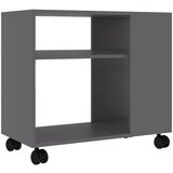 Furnova Stranska mizica siva 70x35x55 cm konstruiran les, (21915188) | Shoptok.si