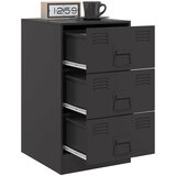  Noćni ormarići 2 kom crni 34,5 x 39 x 62 cm čelični | shoptok.hr