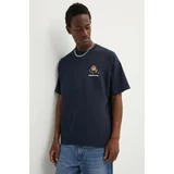 Billabong Bombažna kratka majica BOUQUET moška, mornarsko modra barva, ABYZT02427