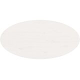 vidaXL Klubska mizica bela 80x40x35 cm trdna borovina | Shoptok.si