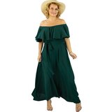 Pri Airy maxi dress with ruffles and waist tie STELLA | shoptok.hr