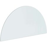 Staklena Steklena plošča za kamin polkrožna 1000x500 mm | Shoptok.si