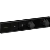Hansgrohe Termostatski mešač RAINSELECT za 2 IZLIVA MATT/GLOSS Black 15380670 | Eponuda.com
