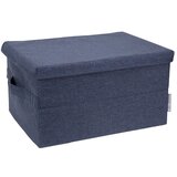 Bigso Box of Sweden Modra škatla za shranjevanje Wanda, 30 x 20 cm Cene