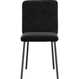 vidaXL Jedilni stoli 6 kosov črn žamet | Shoptok.si