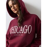 Sinsay Majica s kapuljačom s natpisom Chicago Slike