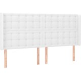  Box spring s madracem LED bijeli 180x200 cm umjetna koža | shoptok.hr